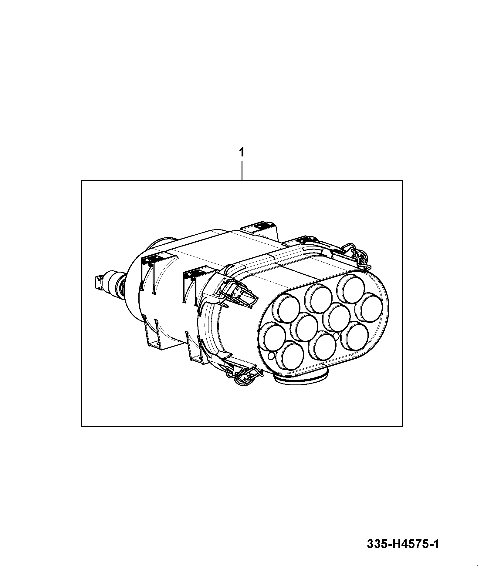 Корпус 332/G3496 JCB