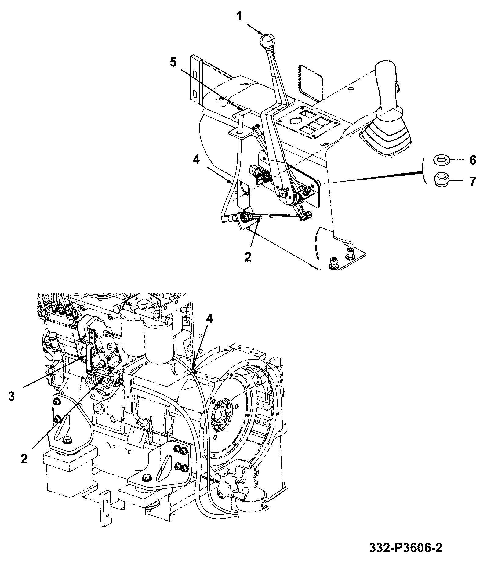 Рычаг 331/69671 JCB