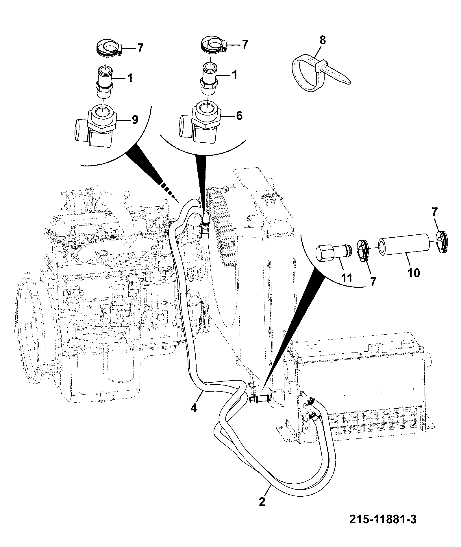Шланг 834/11361 JCB