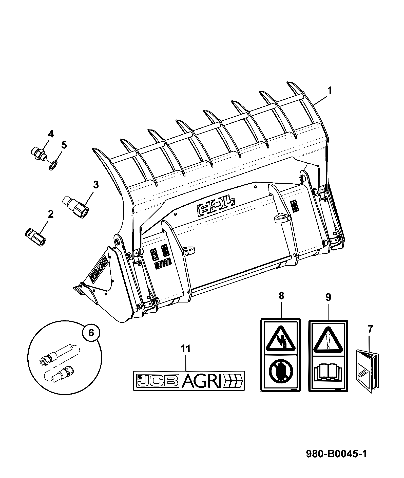Сборка 980/B0045 JCB