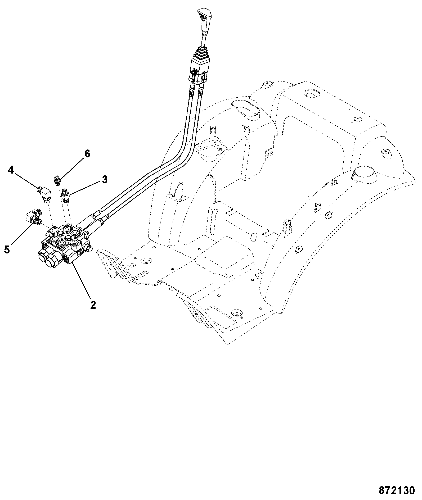 Переходник 353/02563 JCB
