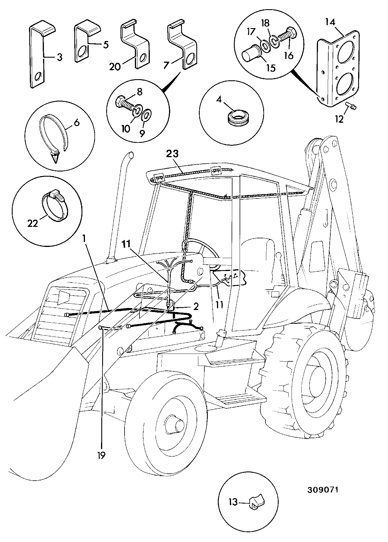Крышка 123/07755 JCB
