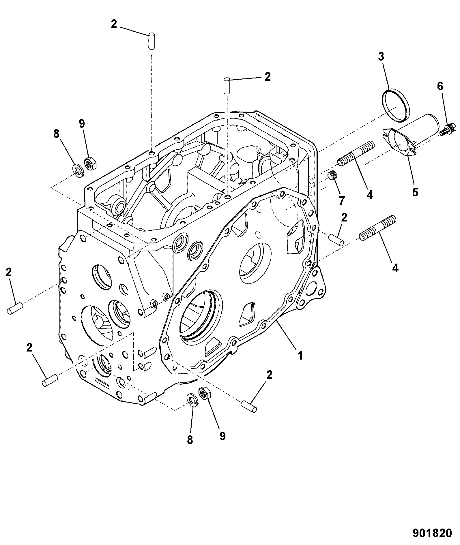 Корпус 353/03671 JCB