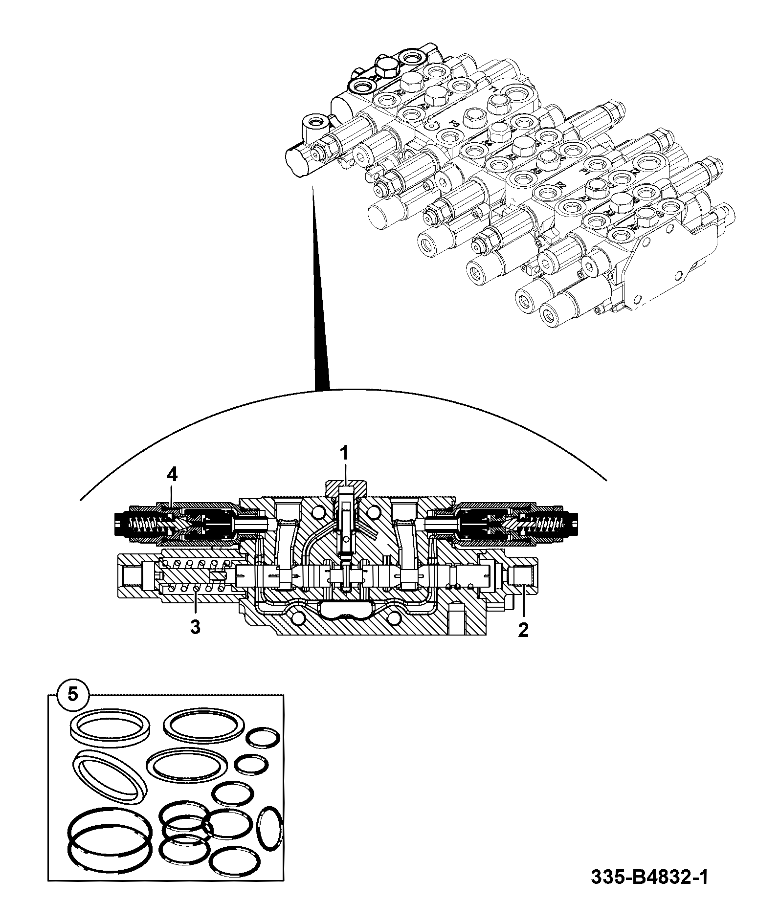 Комплект 335/B8827 JCB