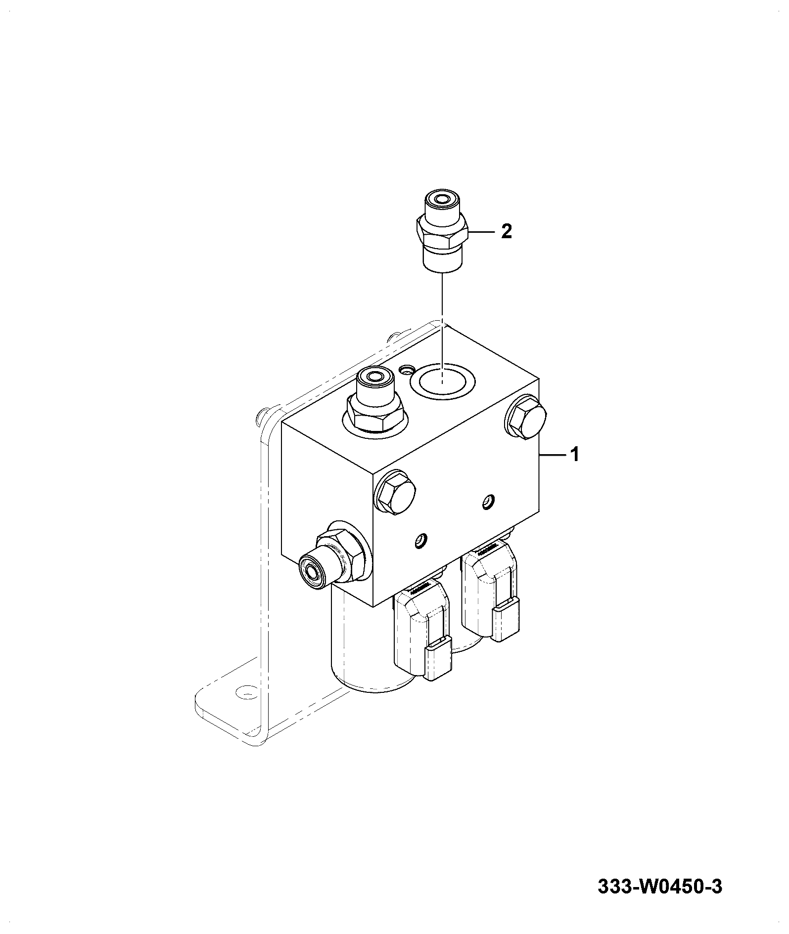 Клапан 333/T2385 JCB