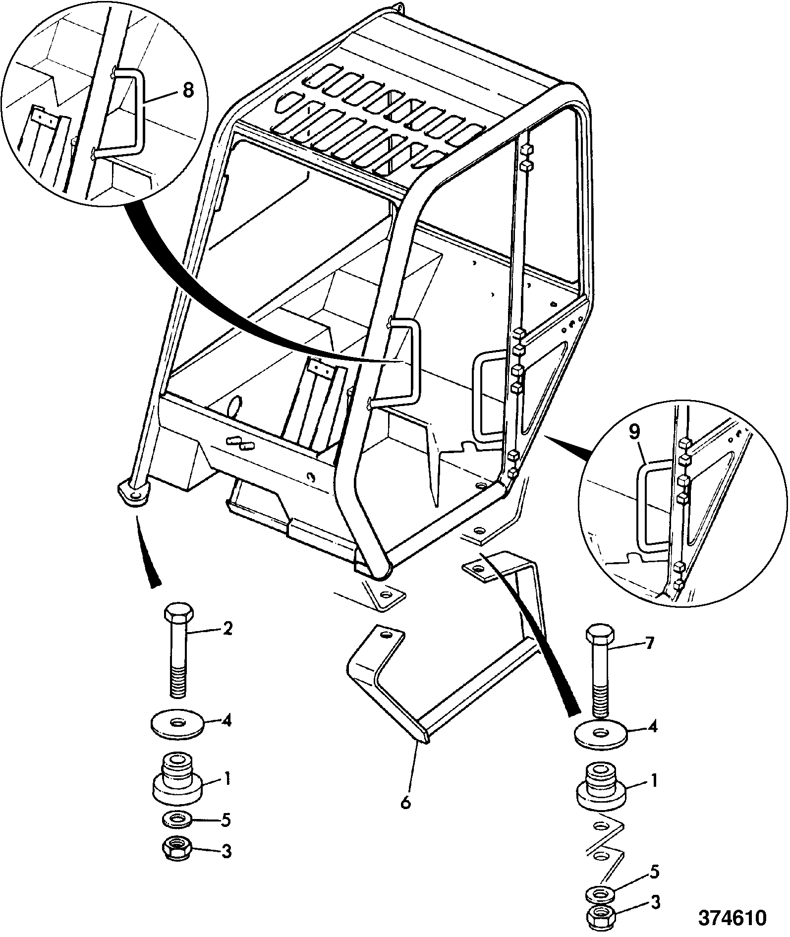 Ручка 162/04025 JCB