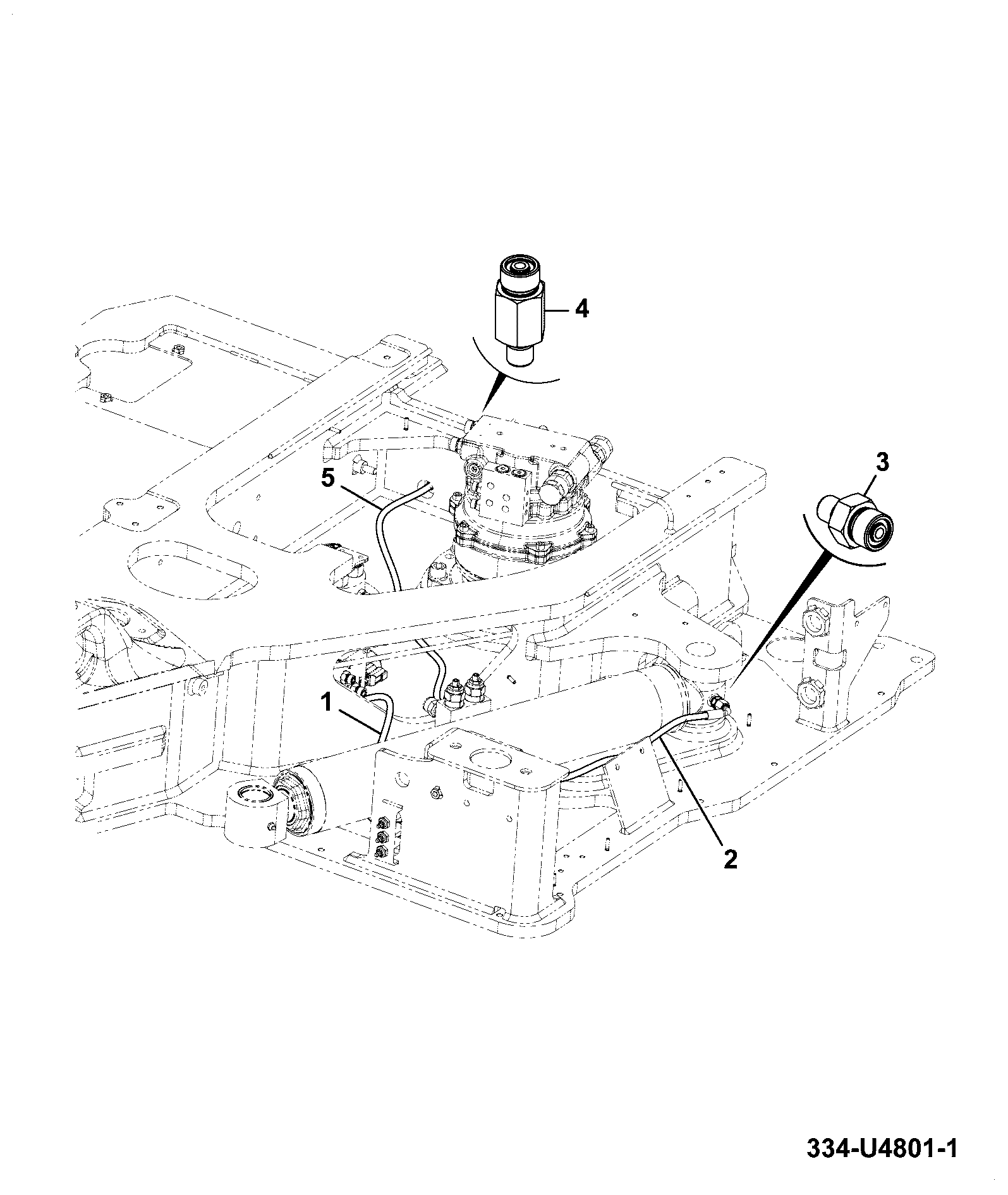 шланг 334/U4836 JCB