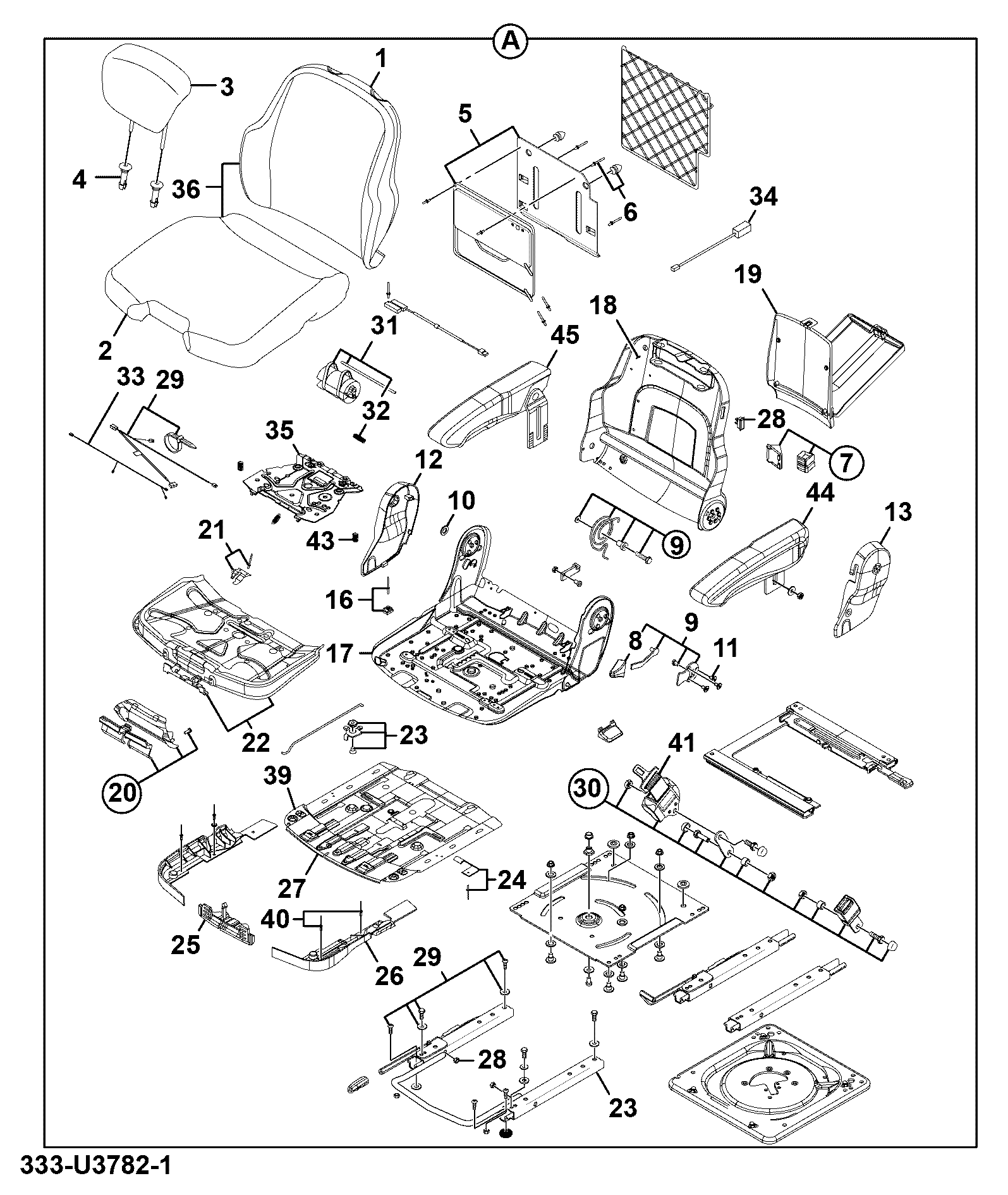 Подушка 333/H4205 JCB