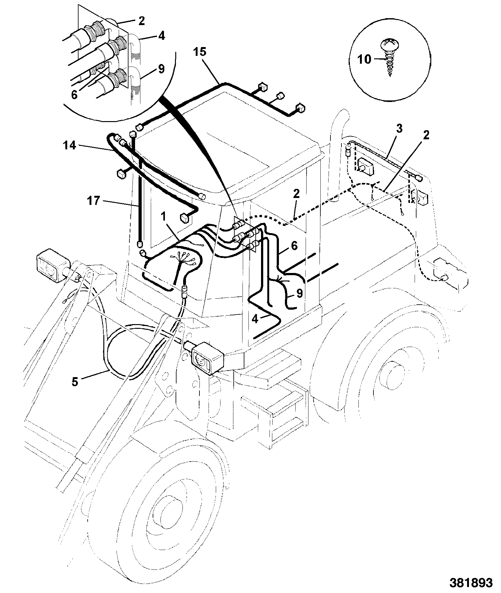 Жгут проводов 721/11269 JCB