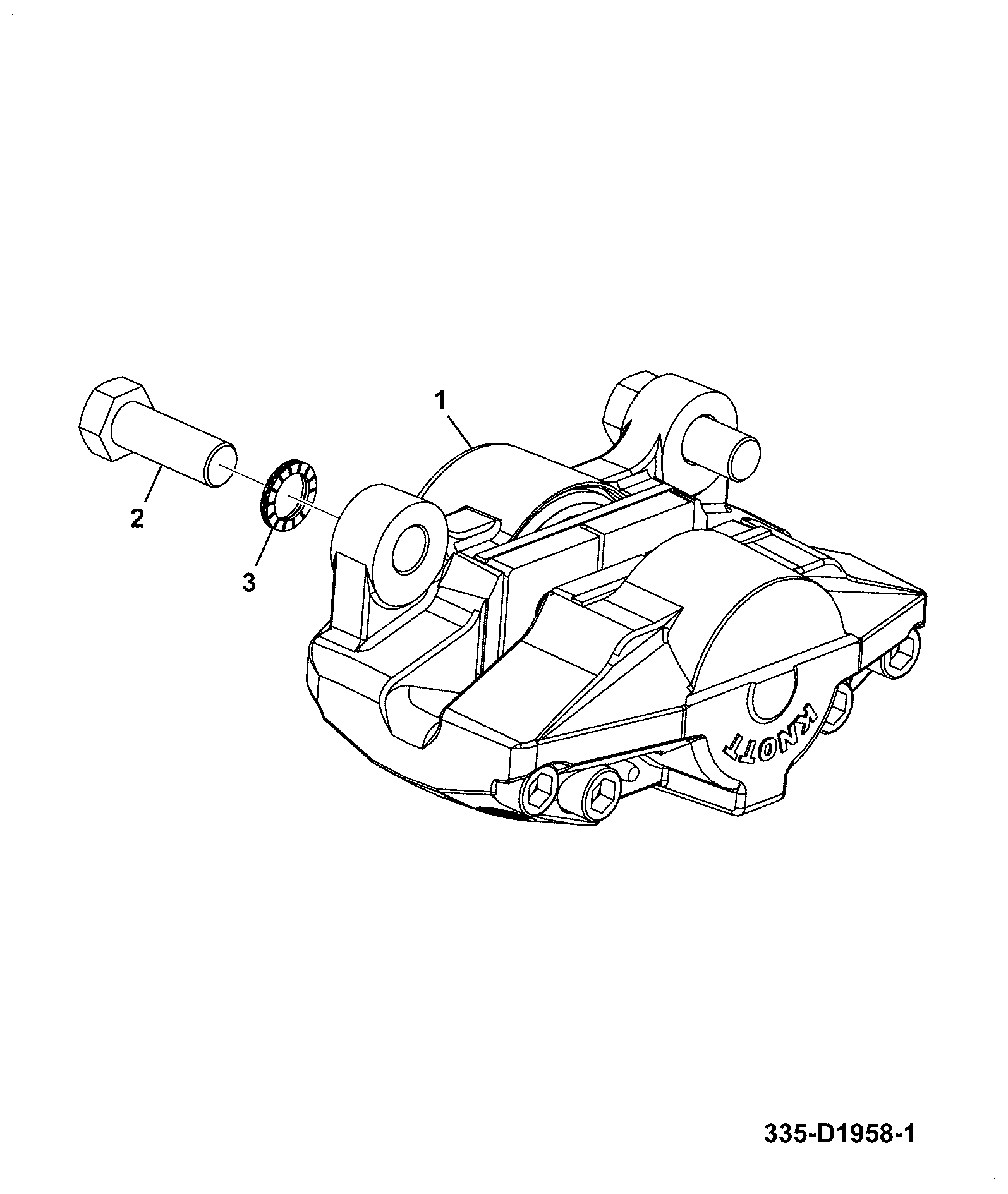 Тормоз 335/C2876 JCB