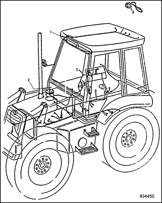 Жгут проводов 40/302829 JCB