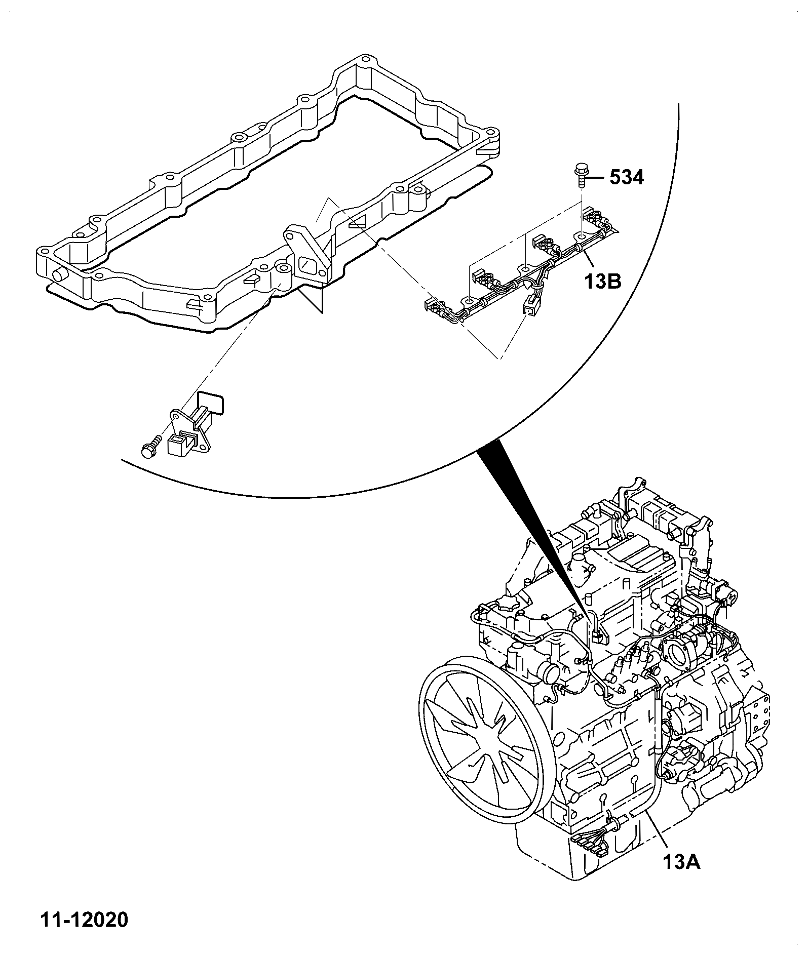 Жгут проводов 333/D6532 JCB