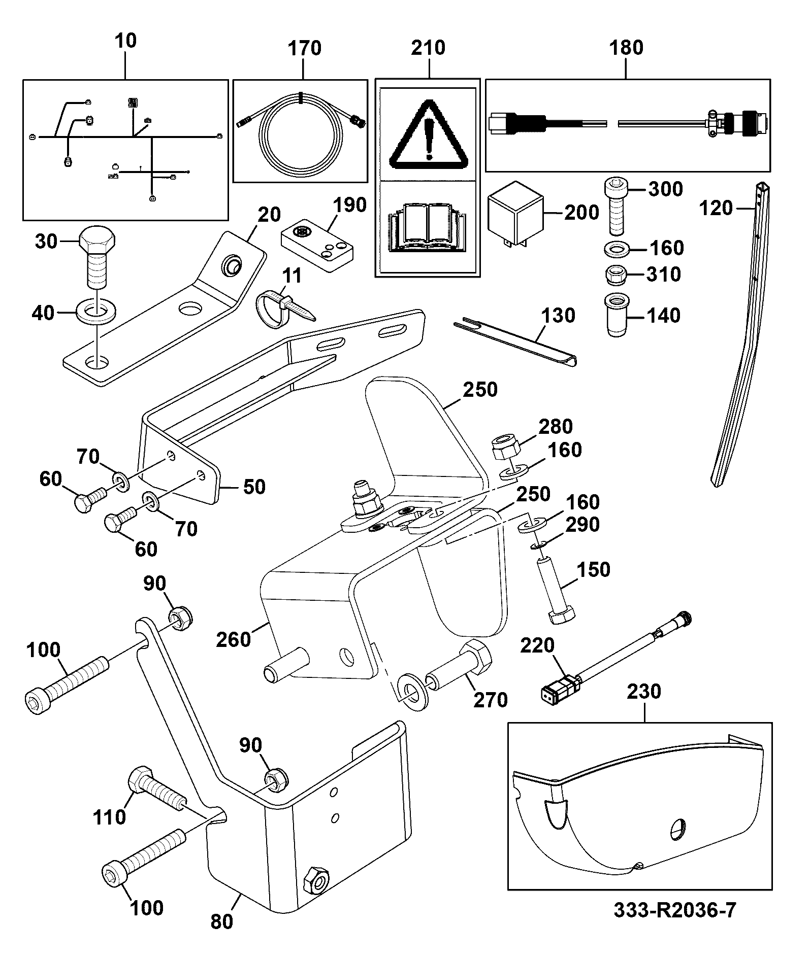Опора 333/S1192 JCB