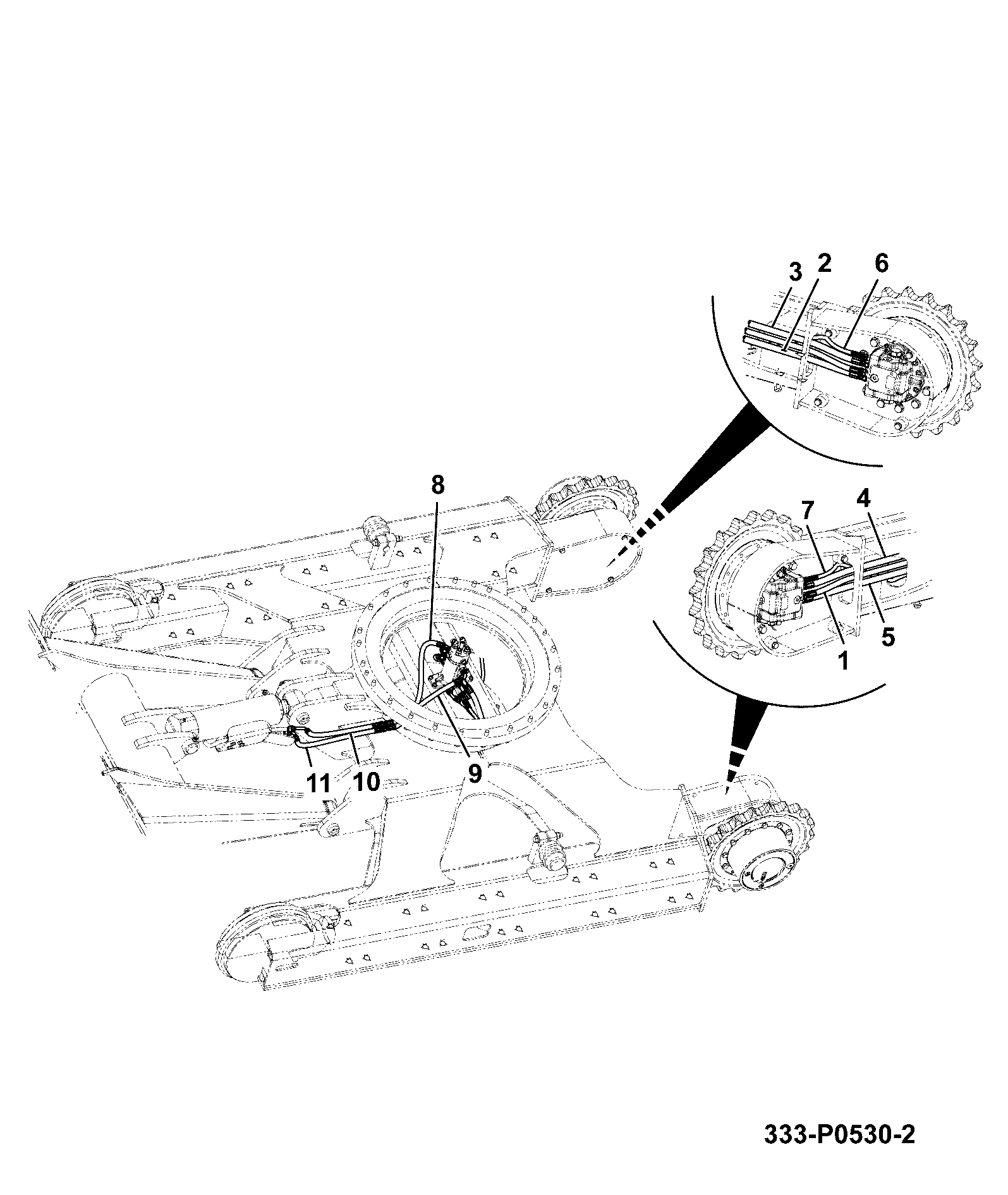 Шланг 333/P4832 JCB