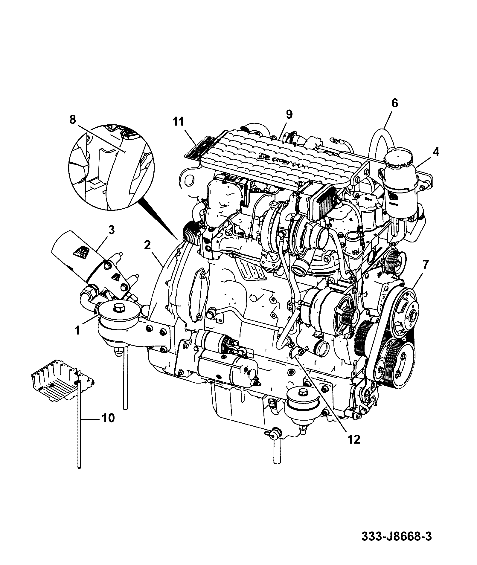 Фильтр 333/J9736 JCB