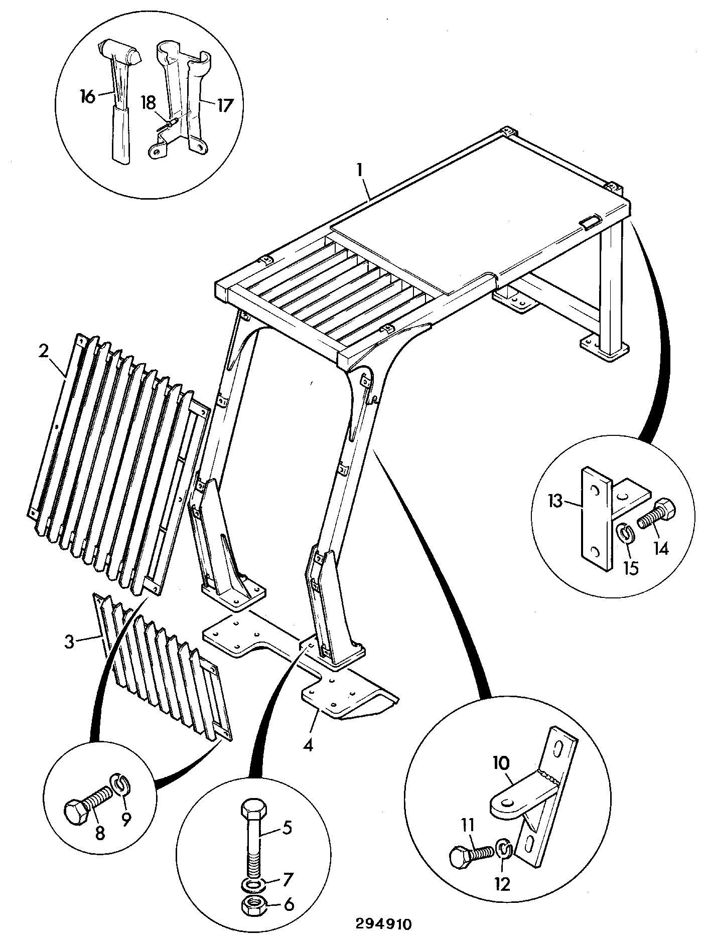 Ограждение JHP0135 JCB