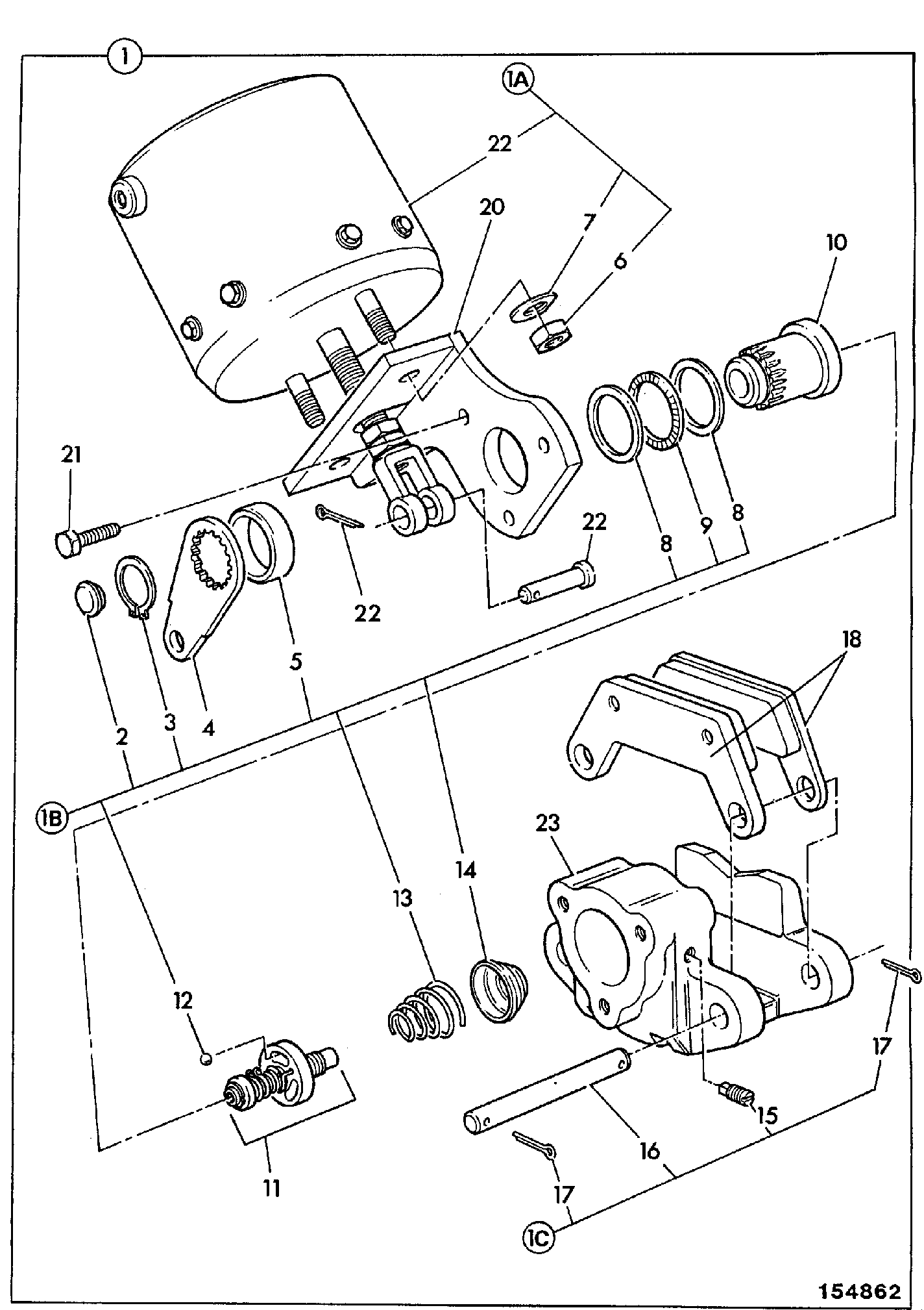None serviced деталь N.S.P JCB