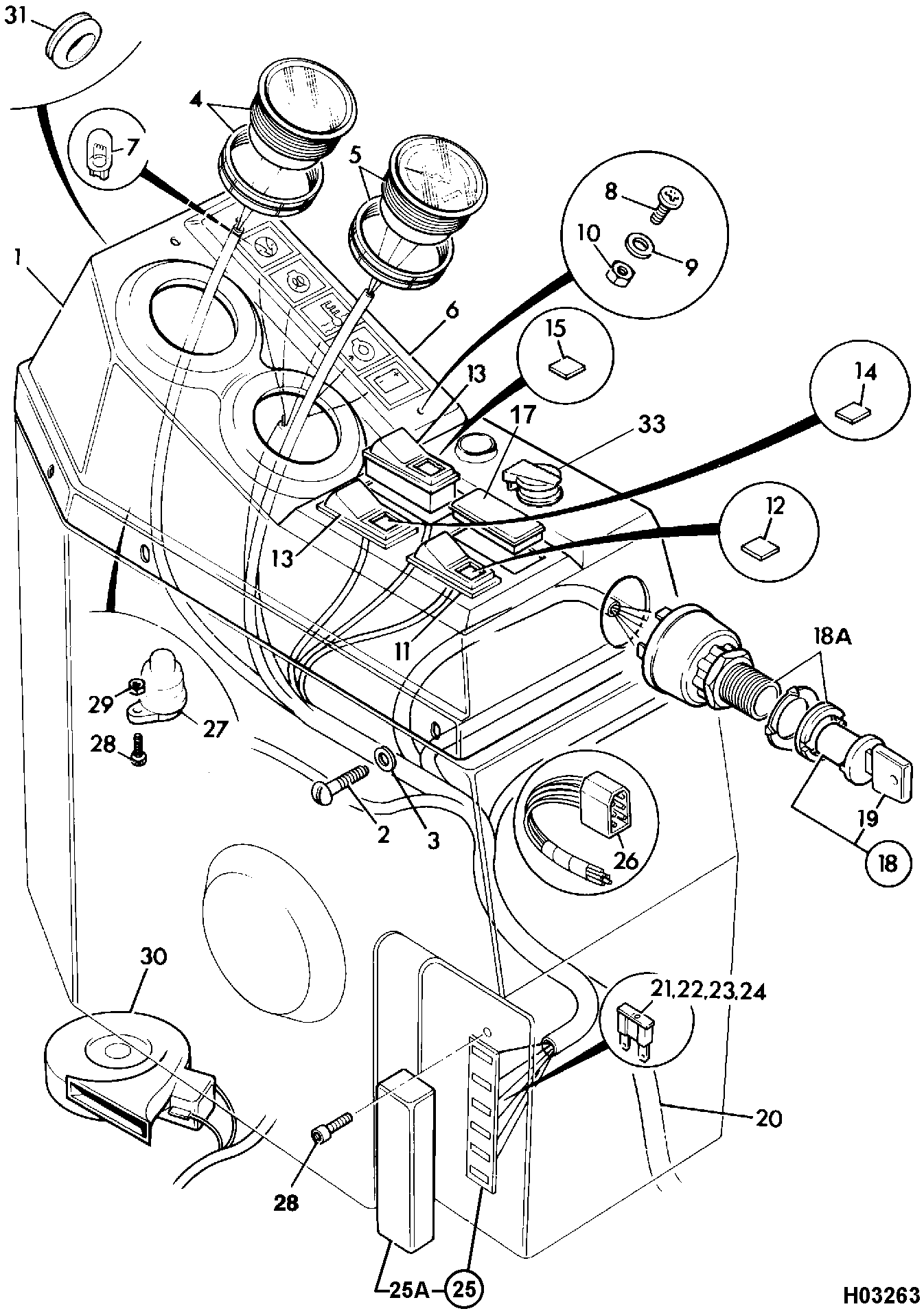 гайка 1358/0201Z JCB