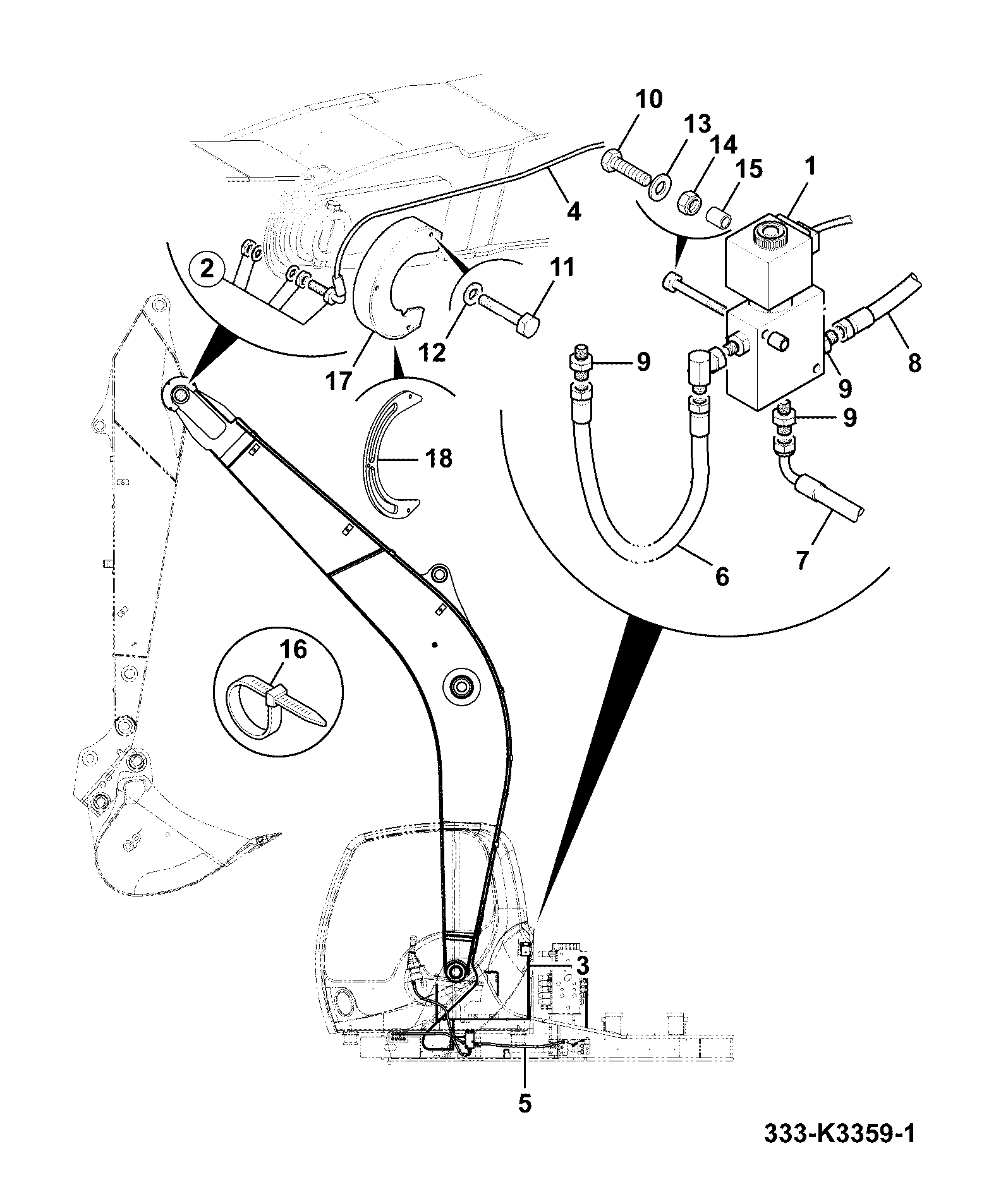 установочный винт 1316/0214D JCB