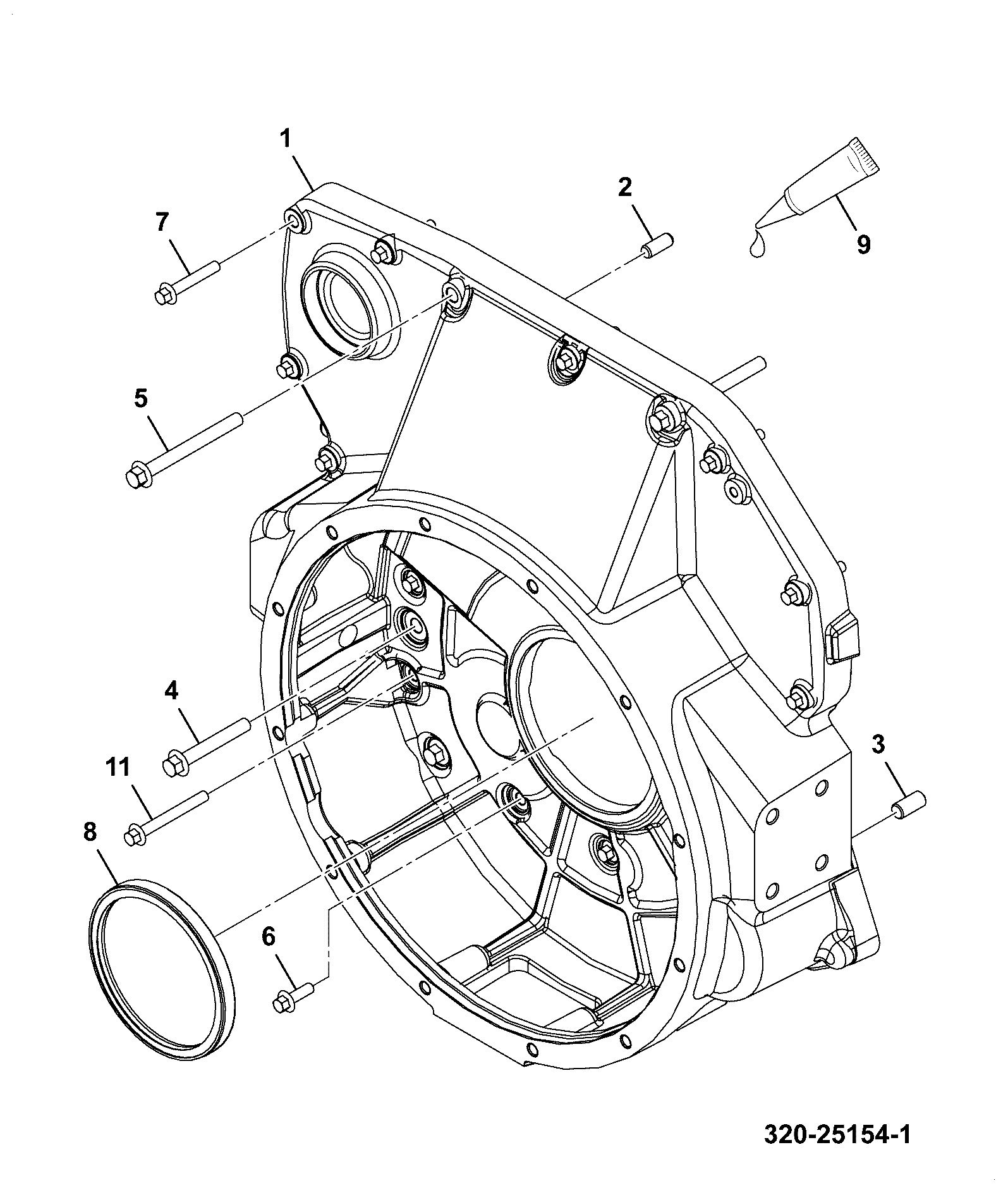 Корпус 320/05085 JCB