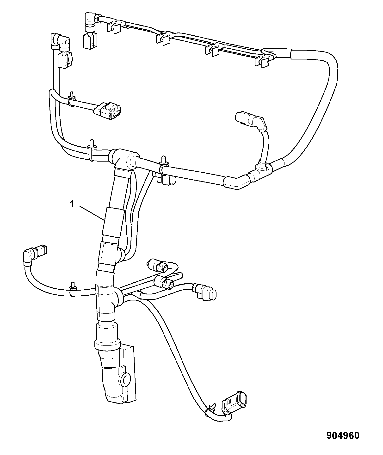 Жгут проводов 320/09513 JCB