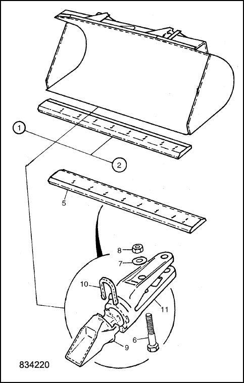 Опорная пластина 696/00404 JCB