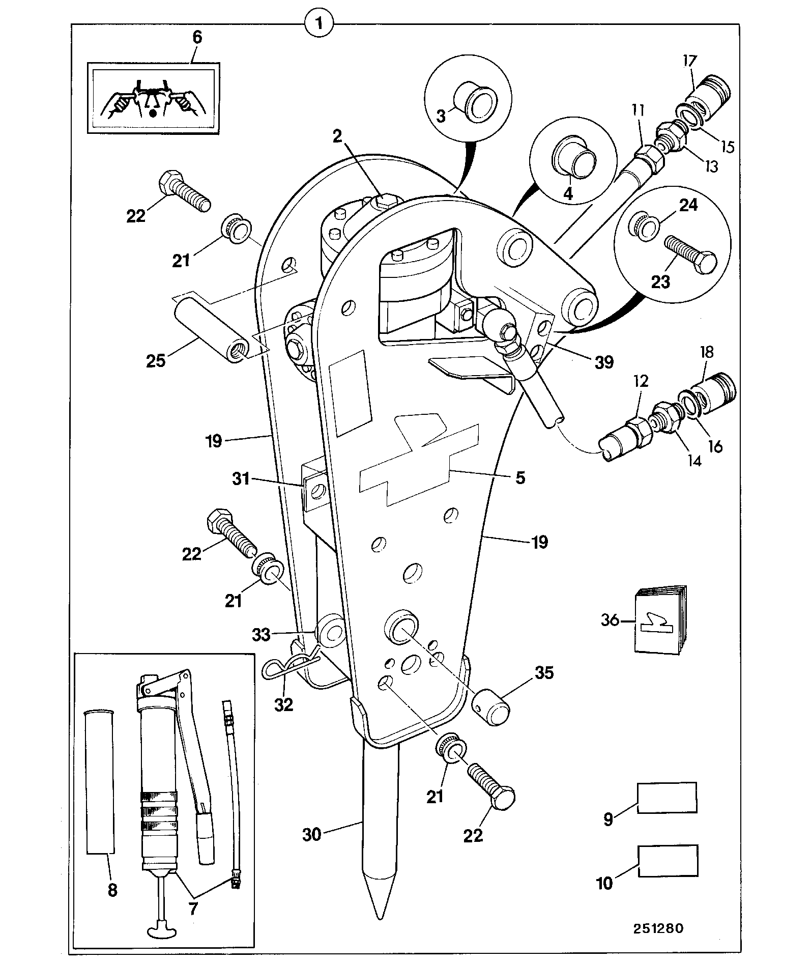 Наклейка 817/03215 JCB