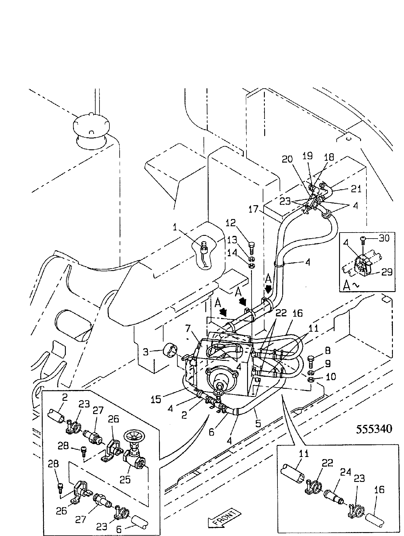 Шланг BRR0102 JCB