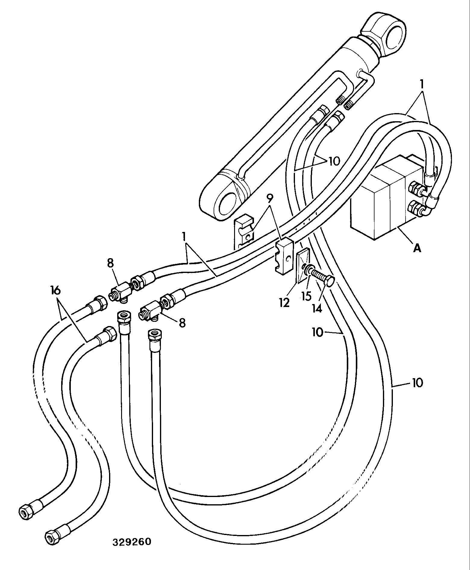 Шланг 611/44500 JCB