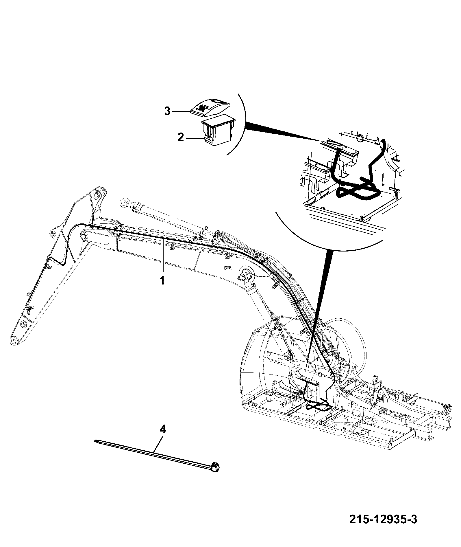 Жгут проводов 721/11407 JCB