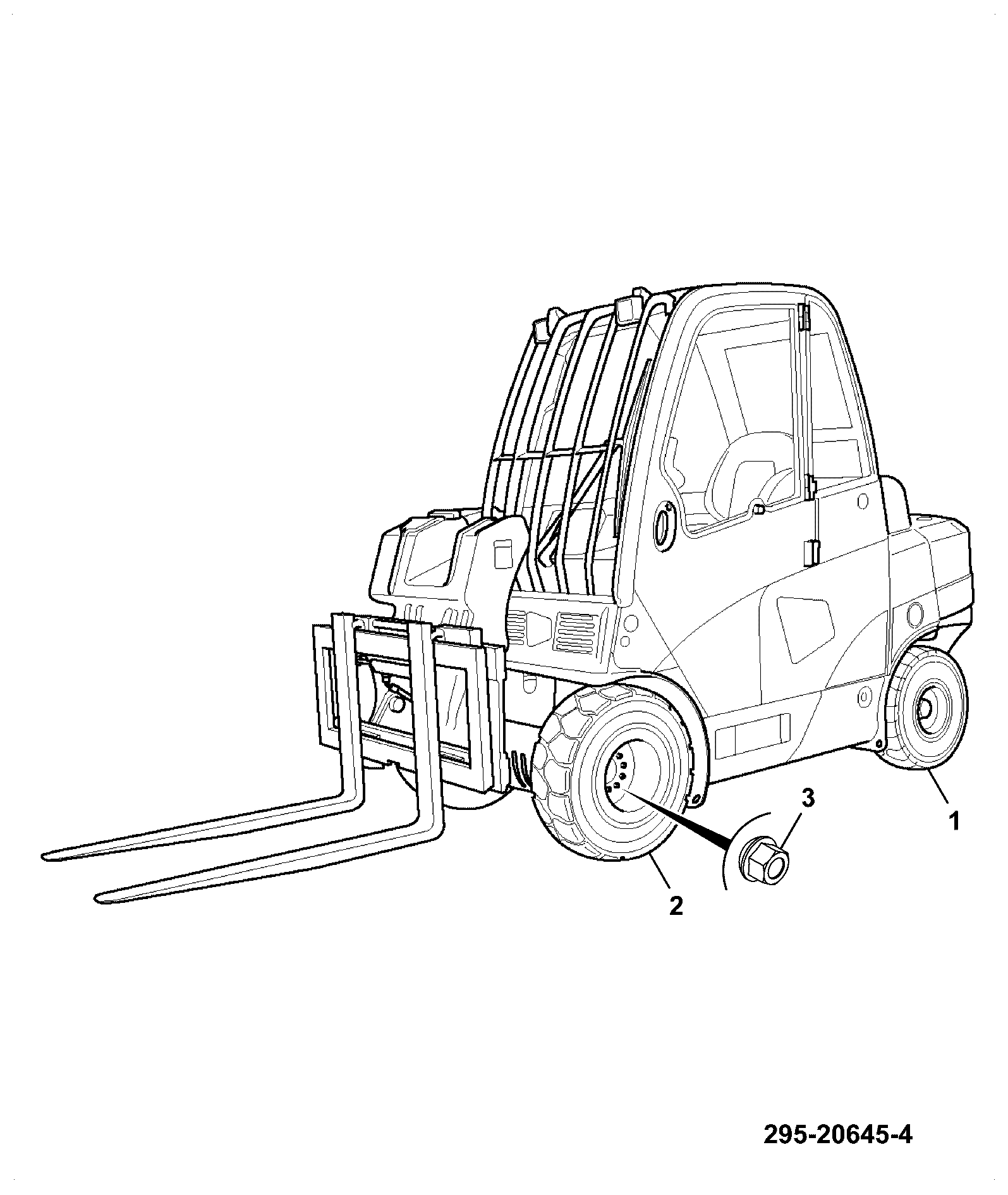 Колесо 295/21008 JCB