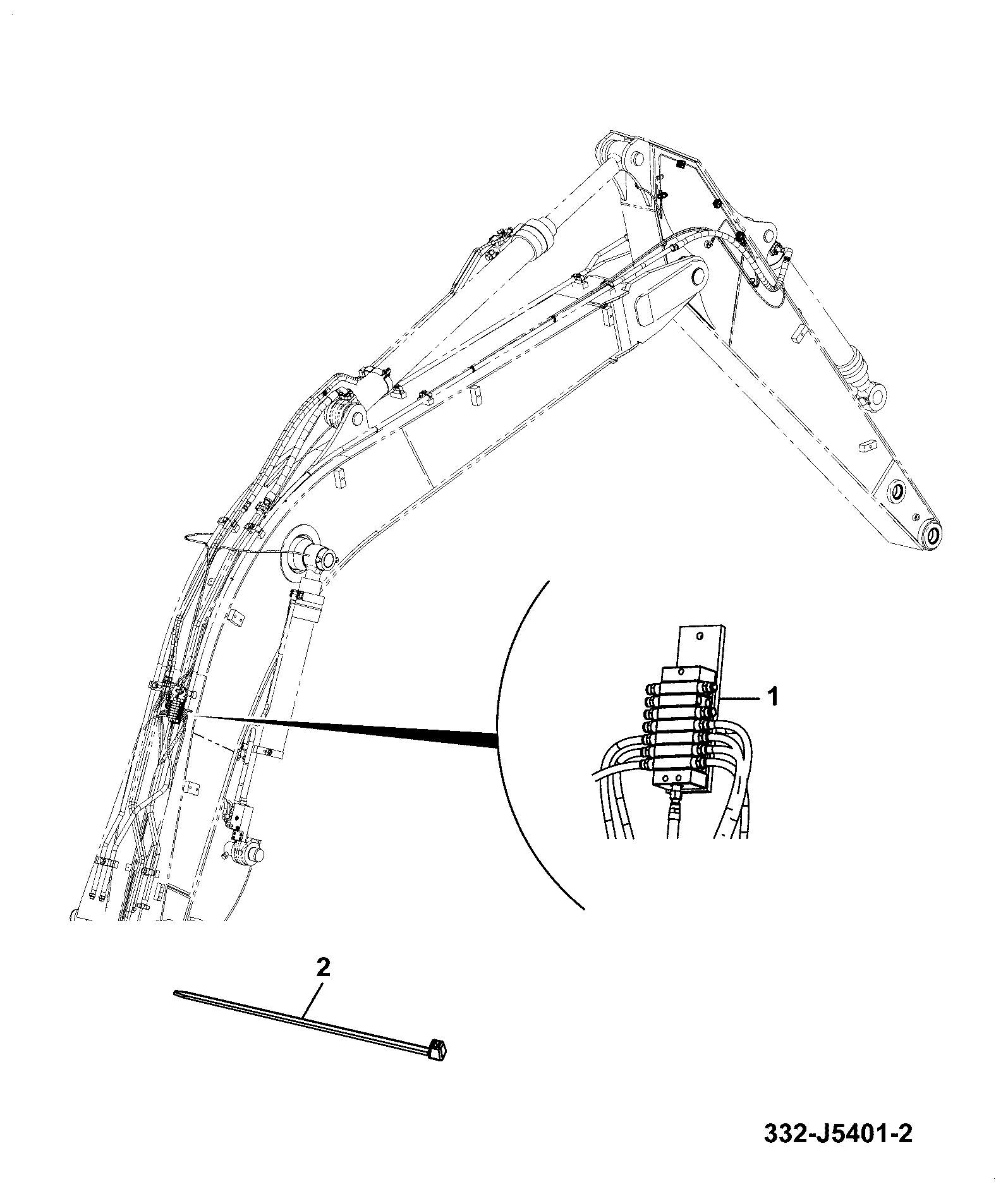 Комплект 332/J5414 JCB