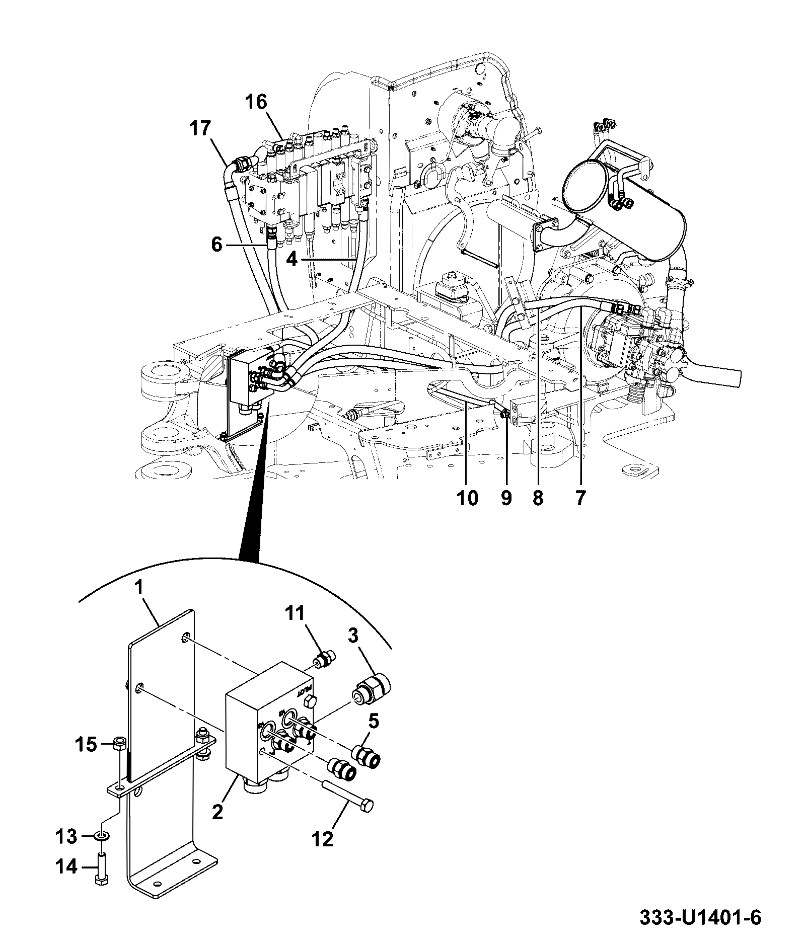 Шланг 333/U0792 JCB