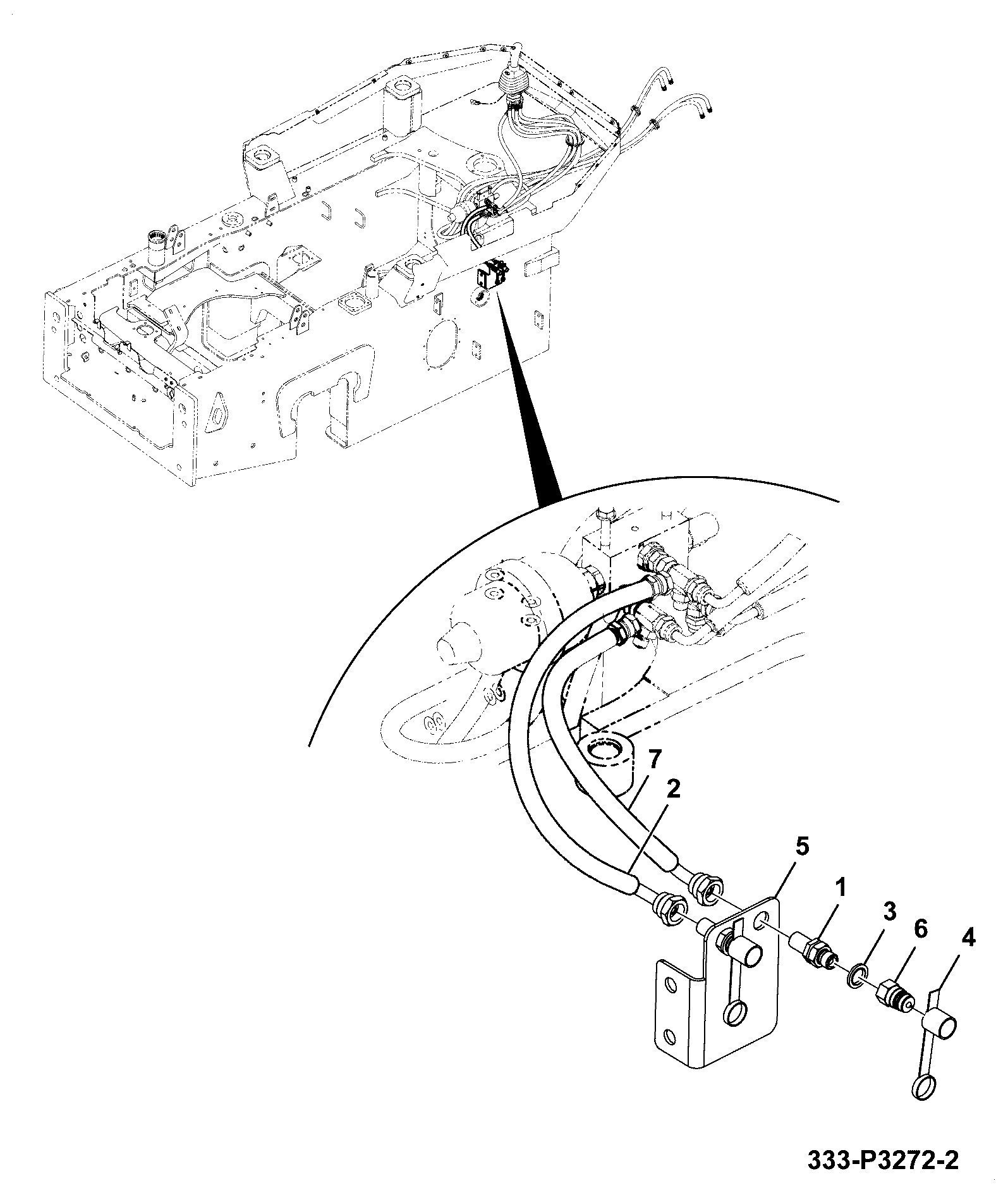 Крепление 332/L6277 JCB