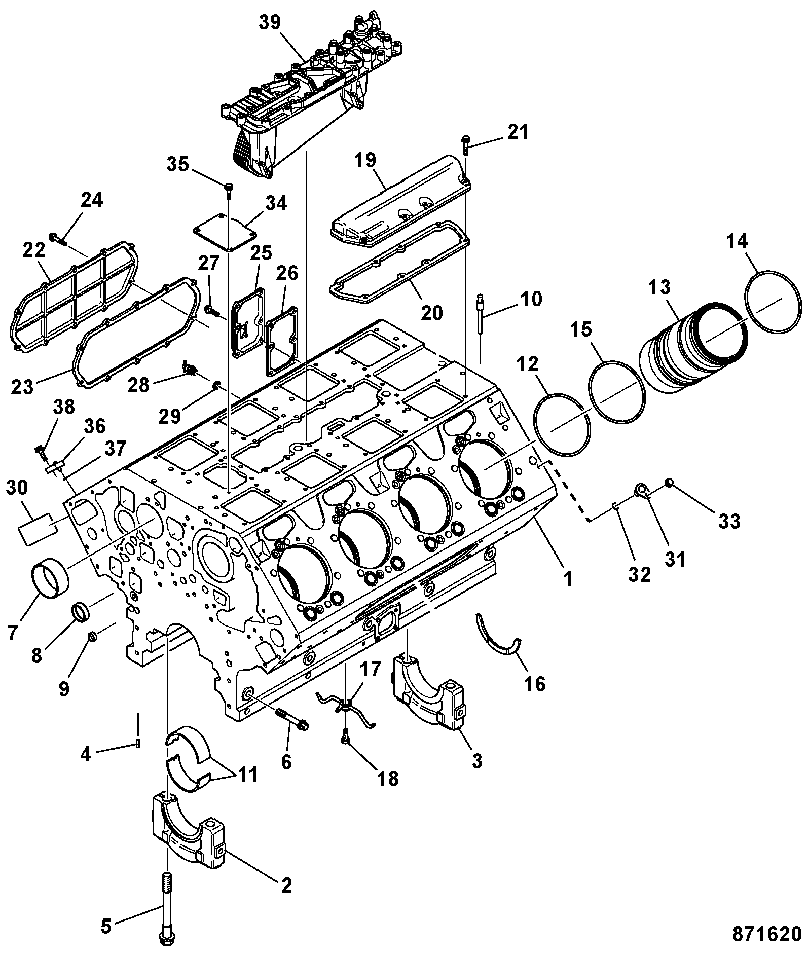 Комплект-thrust подшипник SC1439892 JCB