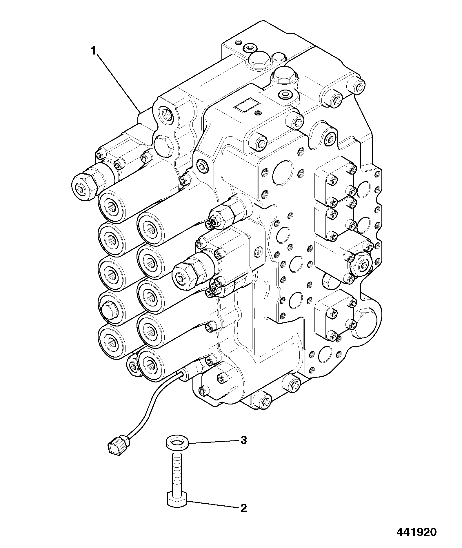 Клапан 215/11234 JCB