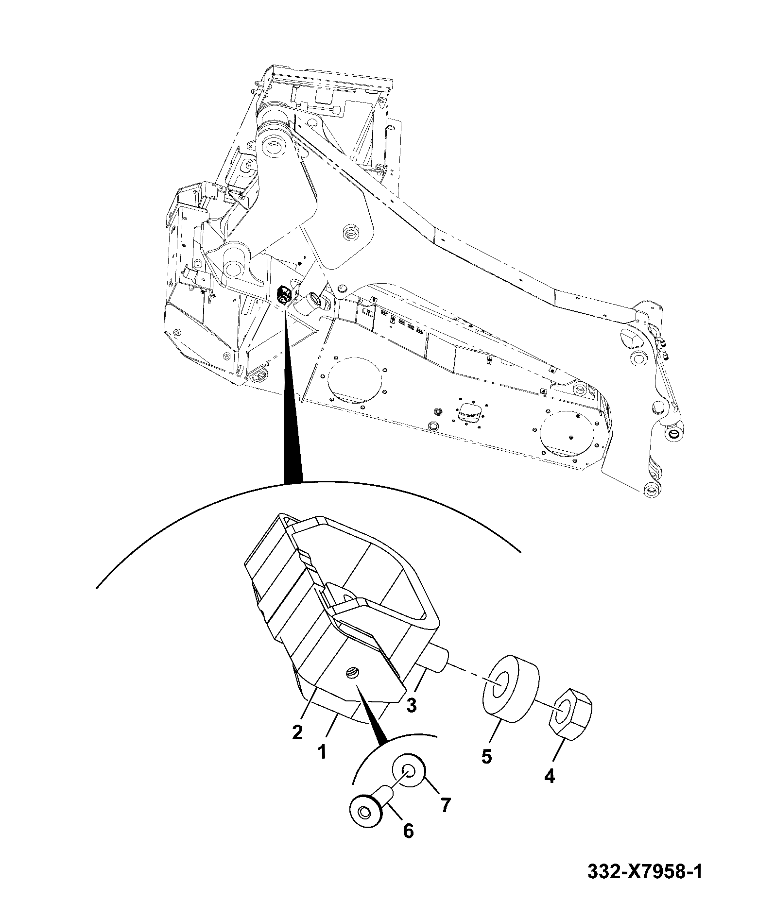 крепёж 123/04734 JCB