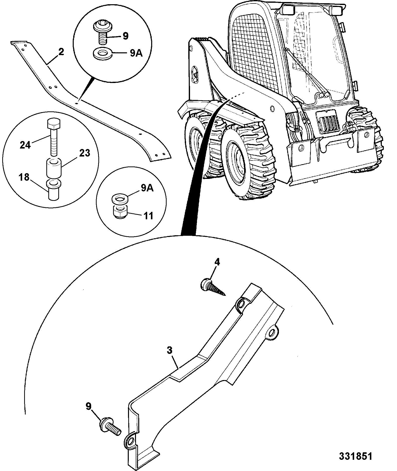 Крышка 331/19753 JCB