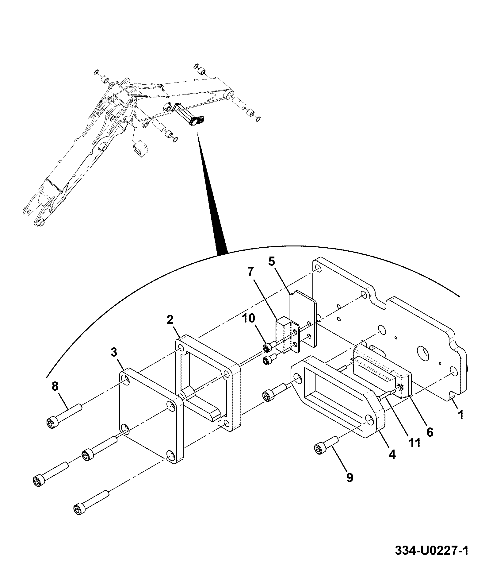 Пластина 334/U0053 JCB