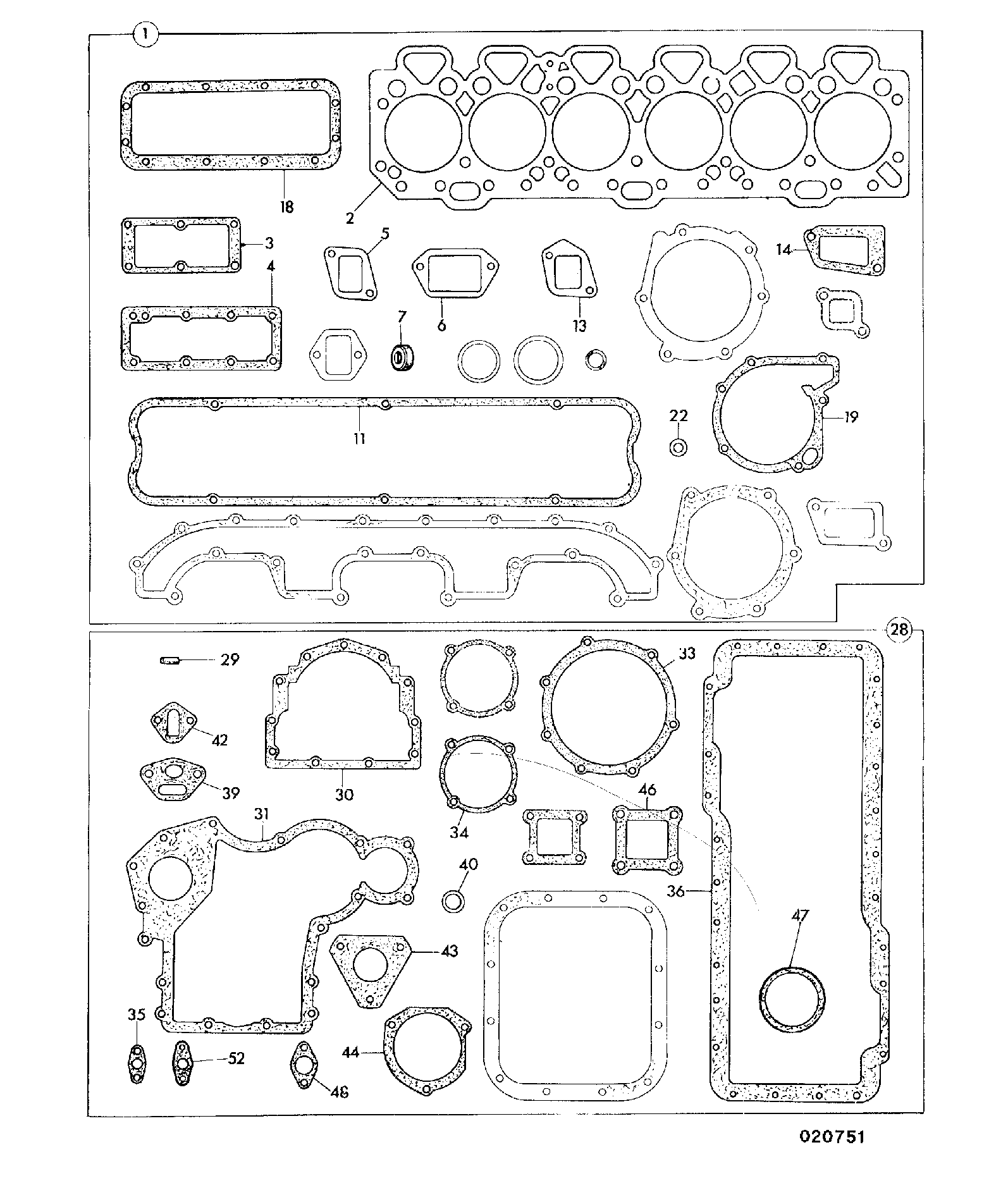 прокладка 02/100863 JCB