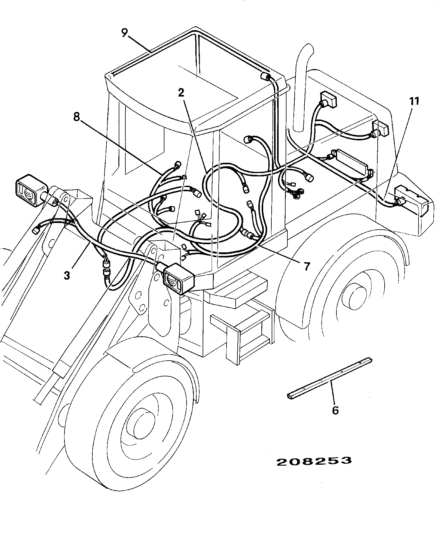 Зажим 821/00293 JCB