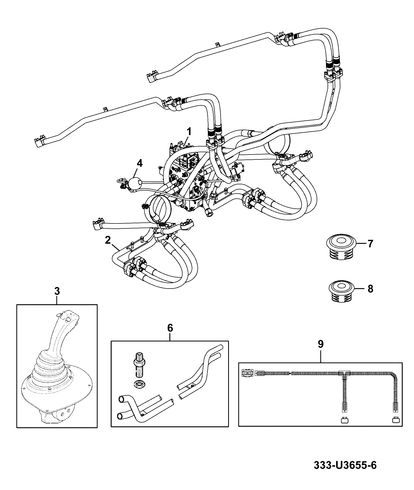 Жгут проводов 333/U5338 JCB