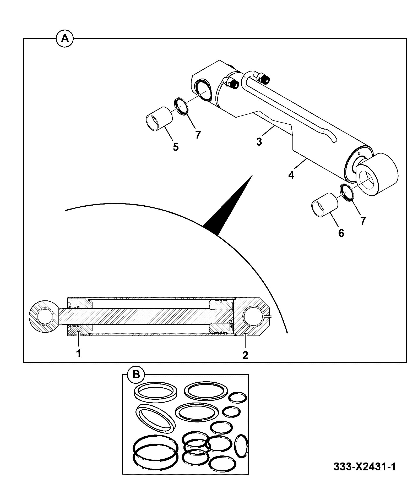 комплект 334/P2846 JCB