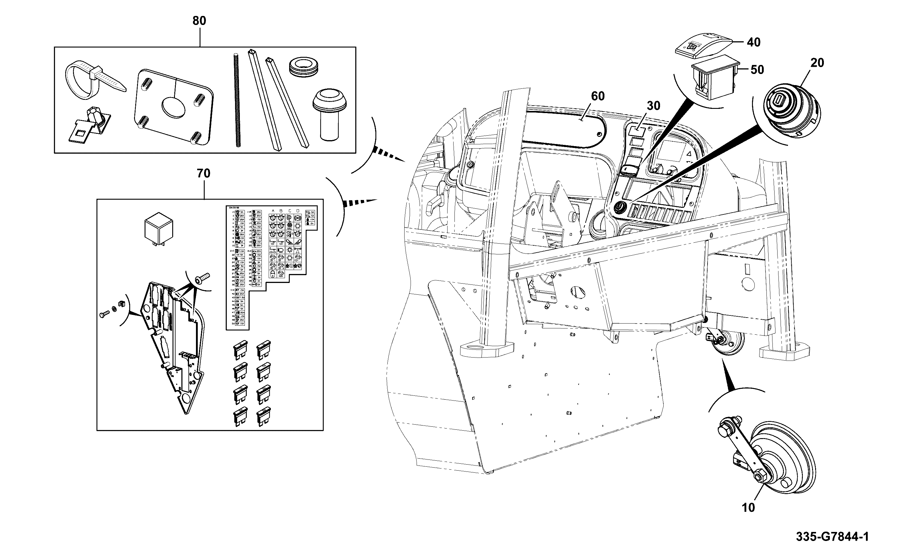 Сборка 335/G5819 JCB