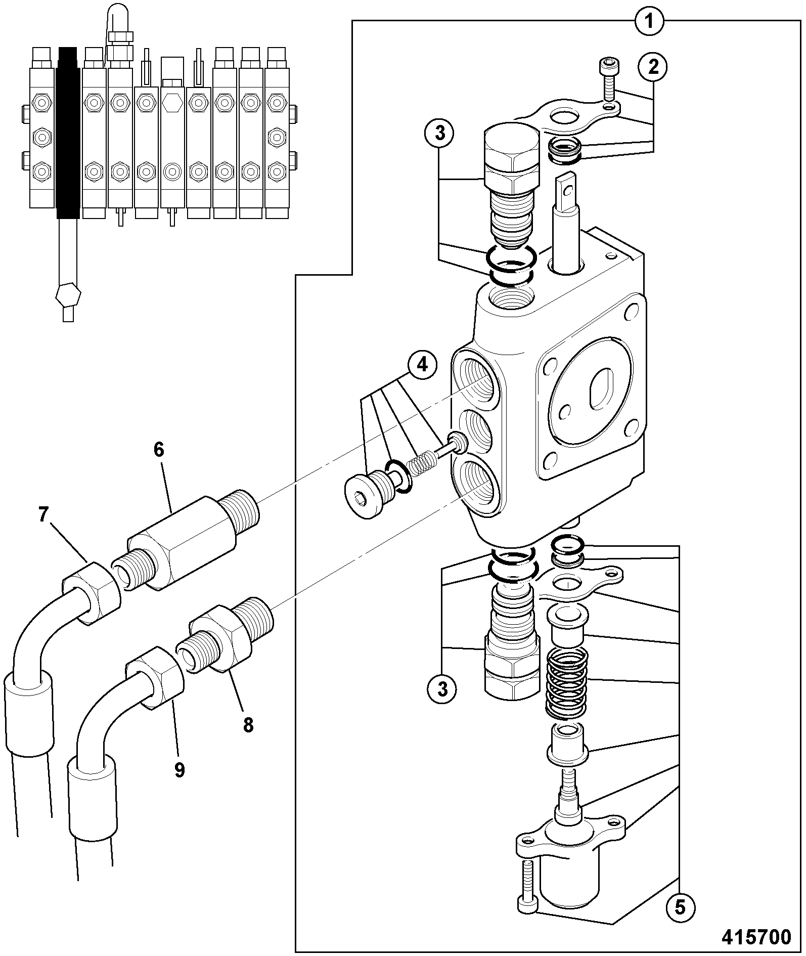 Клапан 25/222239 JCB