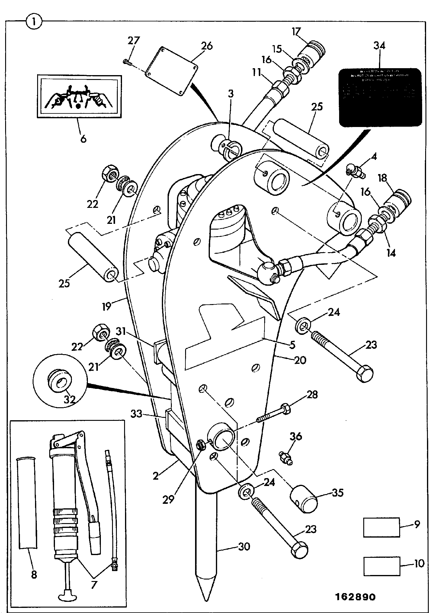 распорка 123/01221 JCB