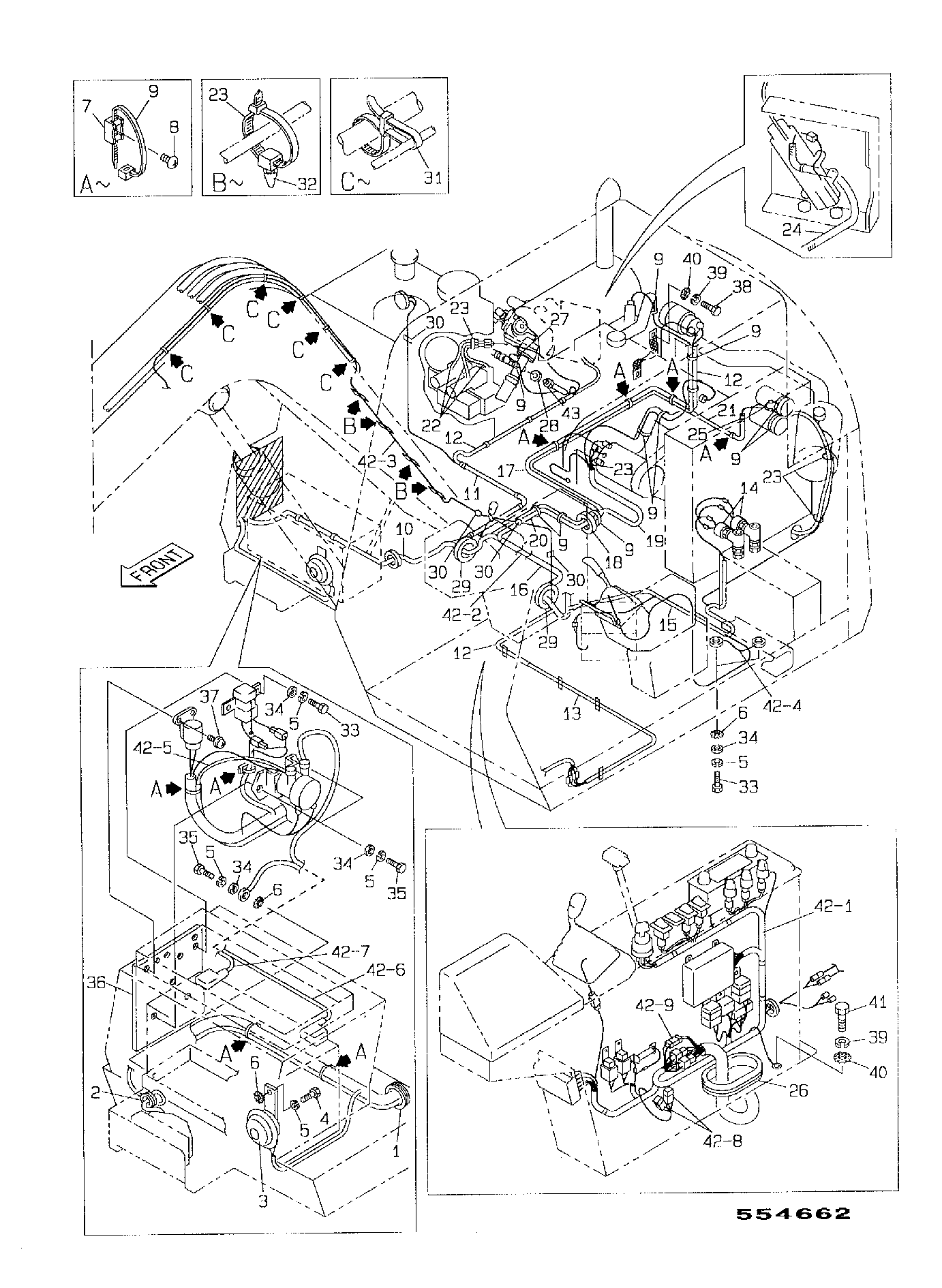 Жгут проводов KAR0799 JCB