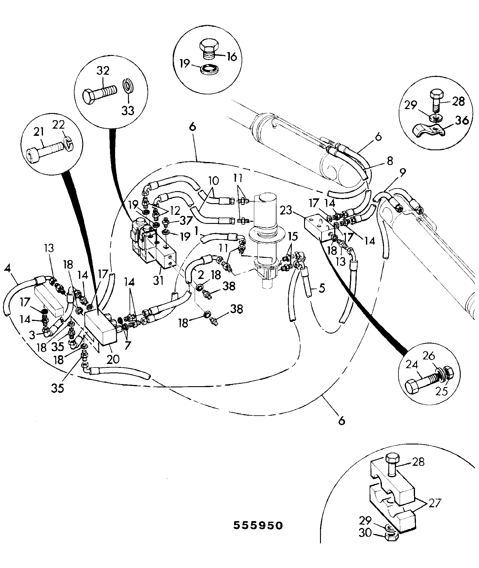 Шланг JRJ0046 JCB
