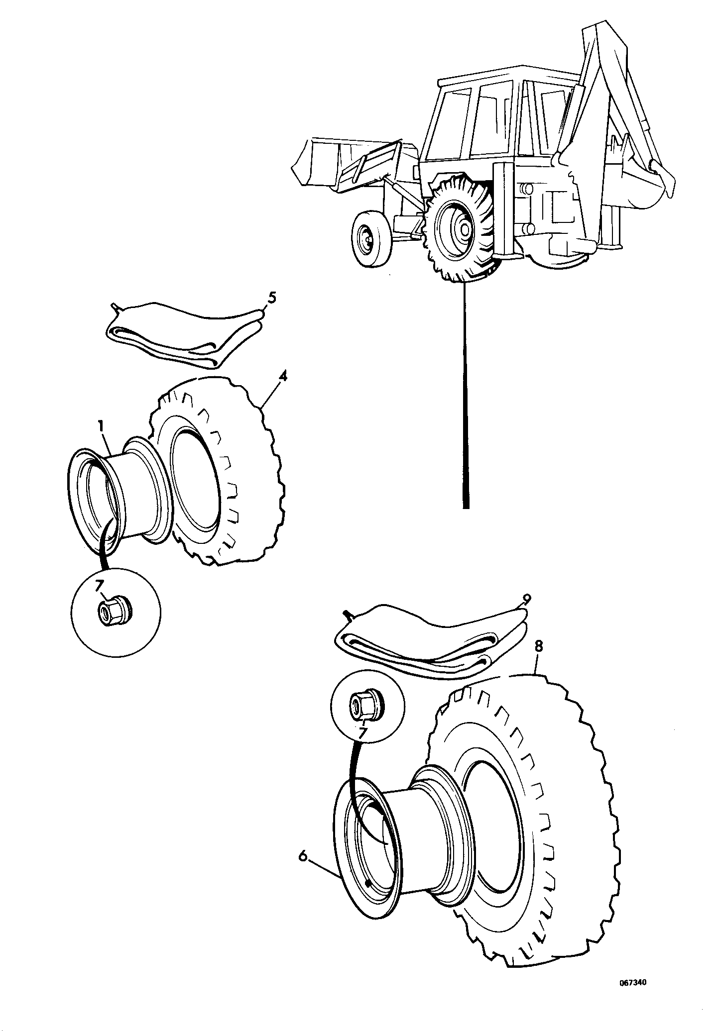 упор 123/00626 JCB