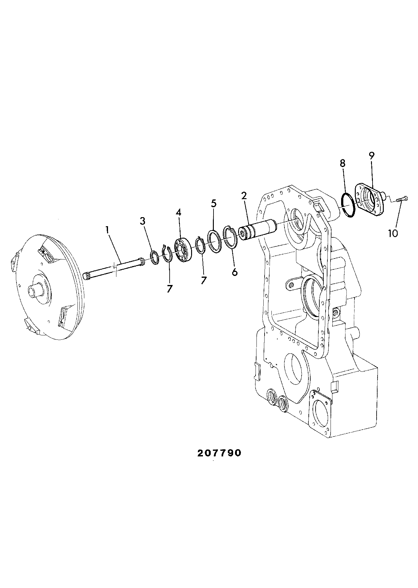 Подшипник 04/801276 JCB